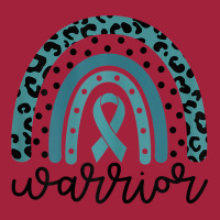 Womens Warrior Cute Teal Rainbow Graphic Ovarian Cancer Awareness T Sh Fashion Visor | Artistshot