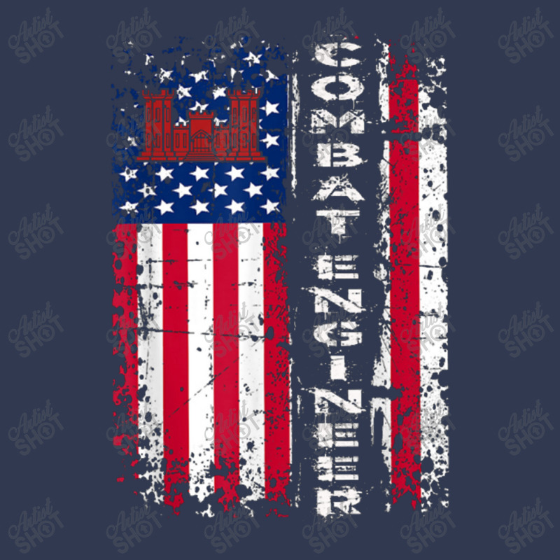 Combat Engineer Distressed American Flag   U.s. Military Fashion Visor by daniellepaine | Artistshot