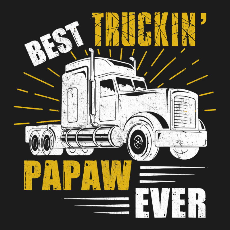 Best Truckin' Papaw Ever Tee Trucker Gift Fathers Day Nike Dri-FIT Cap by Binhthai9809 | Artistshot