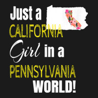 Just A California Girl In A Pennsylvania World Cute Gift Tank Top Nike Dri-fit Cap | Artistshot