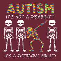 Autism Its A Different Ability Dabbing Skeleton Nike Dri-fit Cap | Artistshot