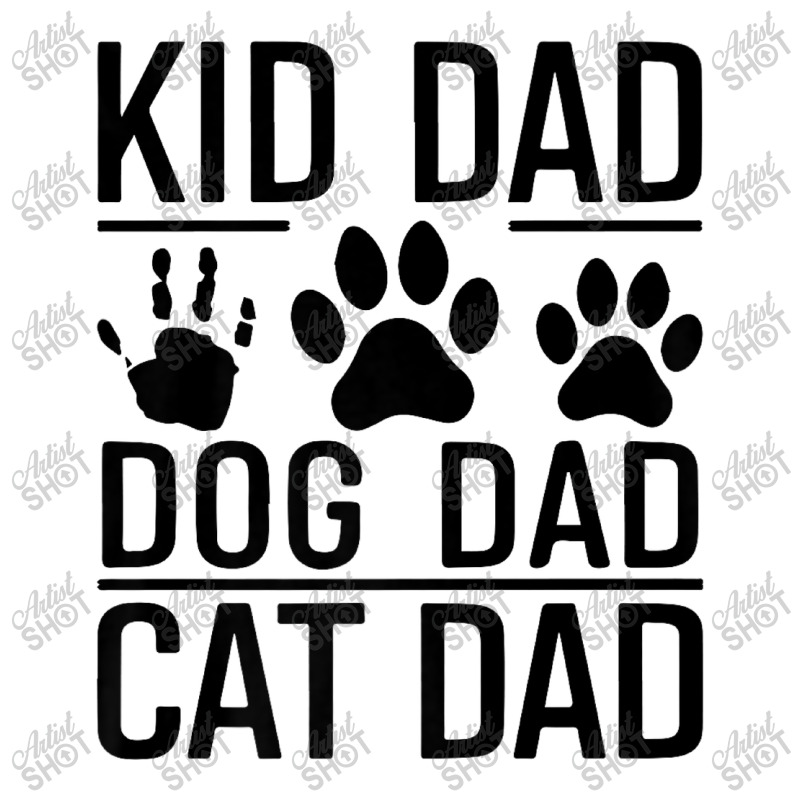 Funny Kid Dog Cat Dad V-Neck Tee by Kasey | Artistshot