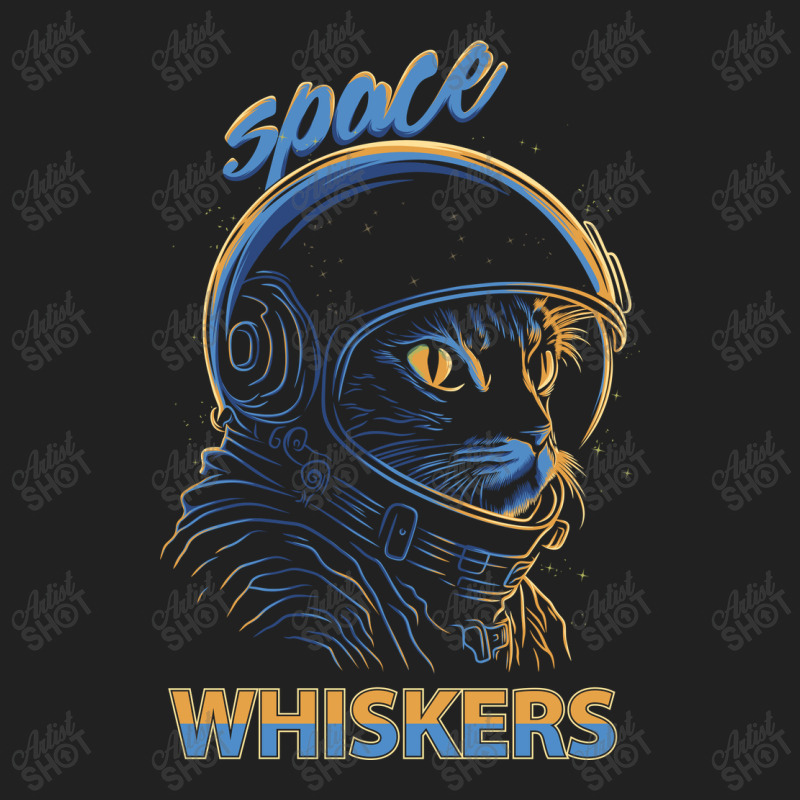 Space Kitty Whiskers Basic T-shirt | Artistshot