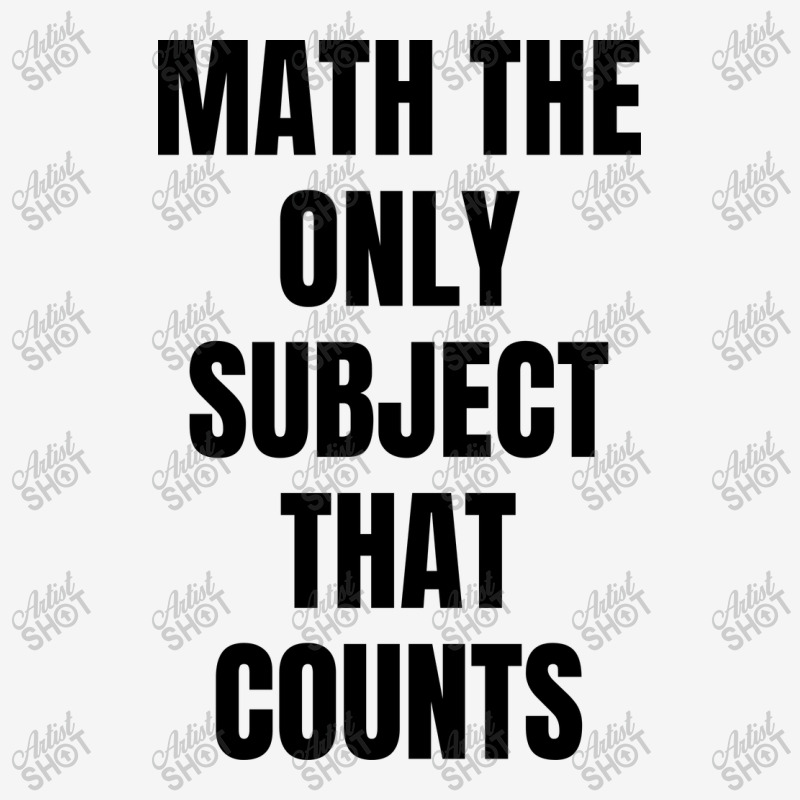 Math The Only Subject That Counts Graphic Youth T-shirt | Artistshot