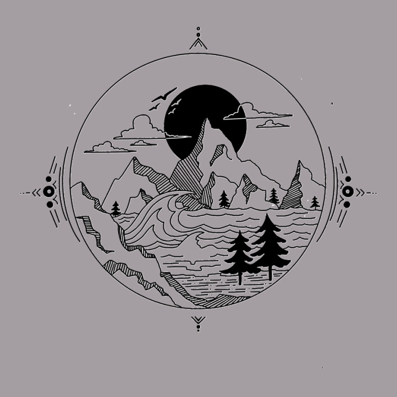 Made For The Mountains 1 Minimal Line Art Classic Seamless Cap by cm-arts | Artistshot