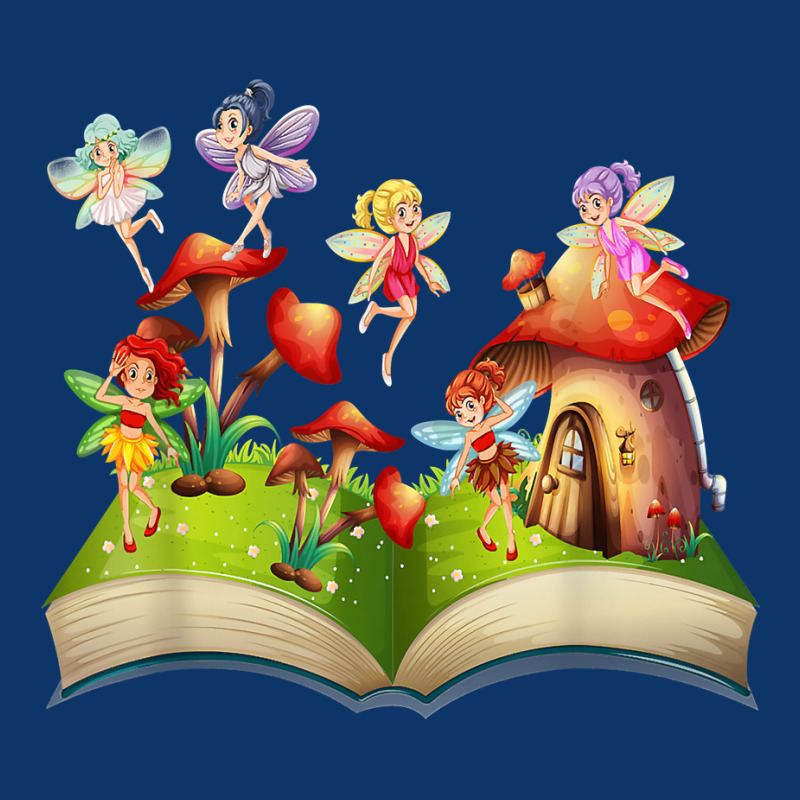 Fairy Tale Fairies Squad Mushroom House Story Book Seamless Cap by SandyMarjorie | Artistshot