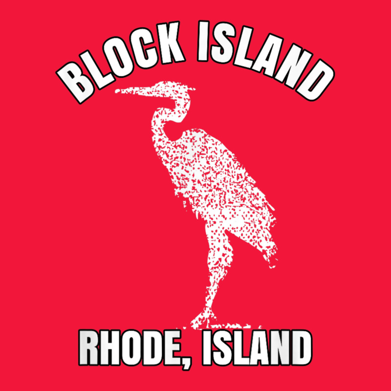 Block Island Rhode Island Shirt Light Vintage Distress Crane T Shirt Seamless Cap by cm-arts | Artistshot