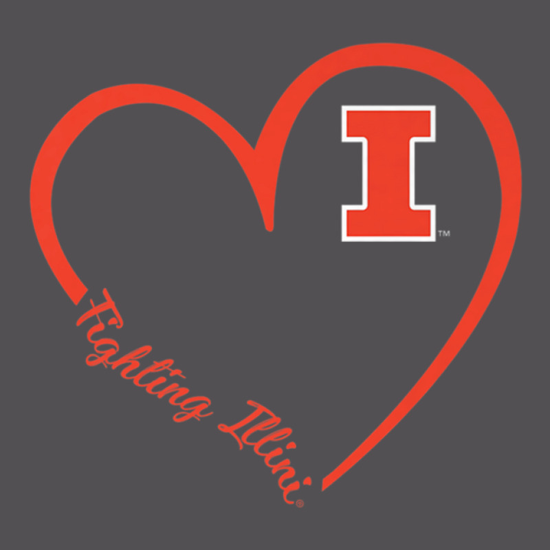 Illinois Fighting Illini Heart 34 - Apparel Yupoong Trucker Cap by IsaiahStark | Artistshot