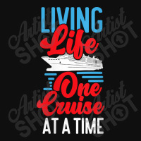 Womens Cruise Ship Vacation Living Life One Cruise At A Time Funny Men Foam Snapback Hat | Artistshot