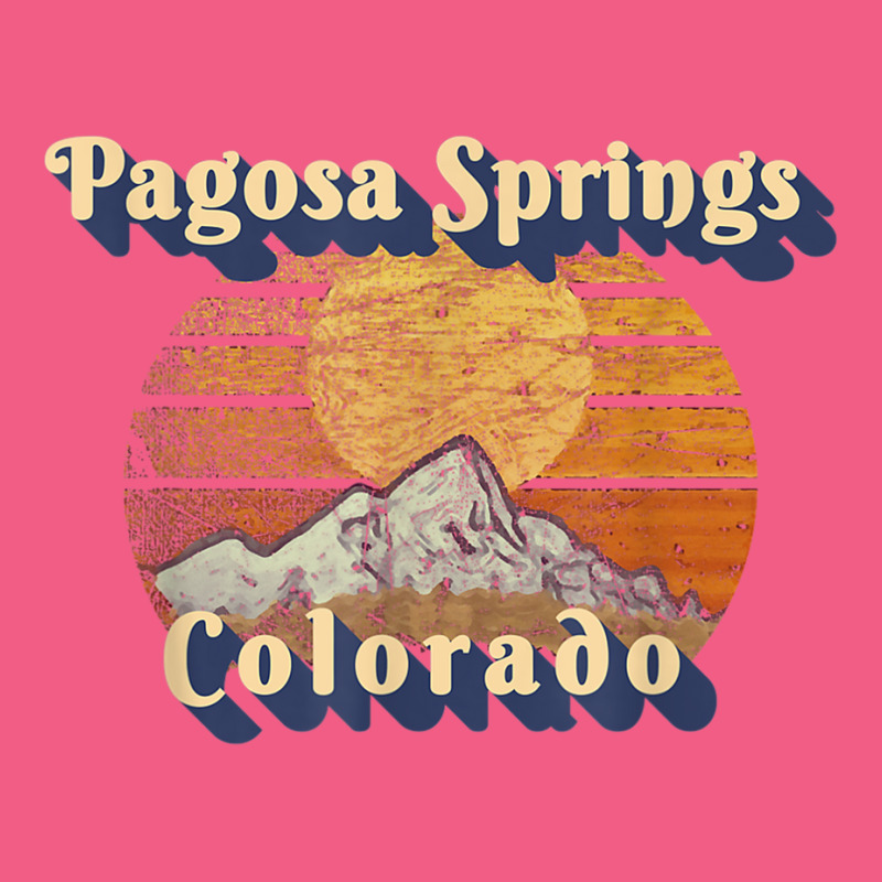 Pagosa Springs Colorado Retro Mountain Sunset Styled T Shirt Foam Snapback Hat | Artistshot