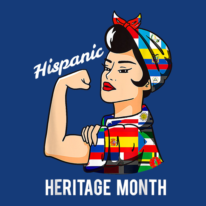 National Hispanic Heritage Month Woman Latin Culture Flags T Shirt Foam Snapback hat by woestebjparmal | Artistshot