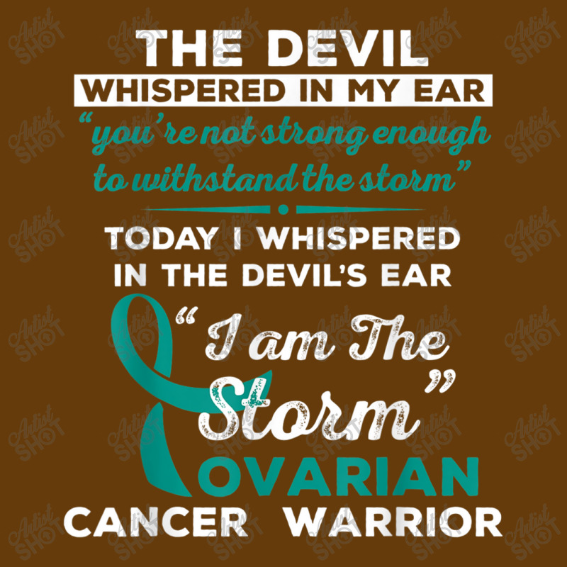 I Am The Storm Ovarian Cancer Warrior Pa Trucker Cap | Artistshot