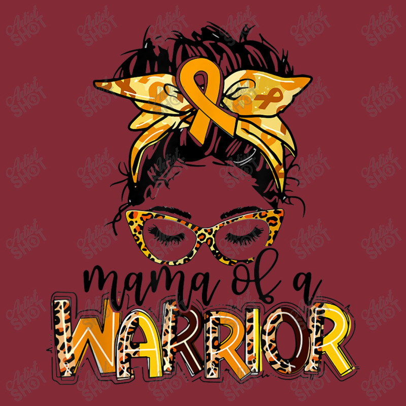 Childhood Cancer Awareness Mama Of A Warrior Gold Ribbon Basic Backpack | Artistshot