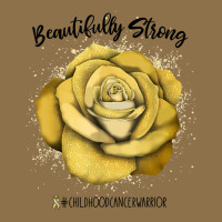 Beautifully Strong Childhood Cancer Warrior Rose T Shirt Fashion Visor | Artistshot