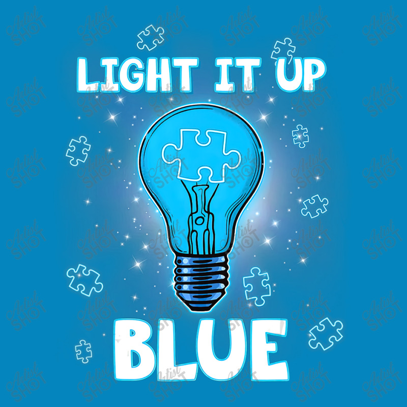 Light It Up Blue Autism I Wear Blue For Awareness Fashion Visor by LeiThompson | Artistshot