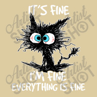 It's Fine I'm Fine Everything Is Fine Funny Black Cat Fashion Visor | Artistshot