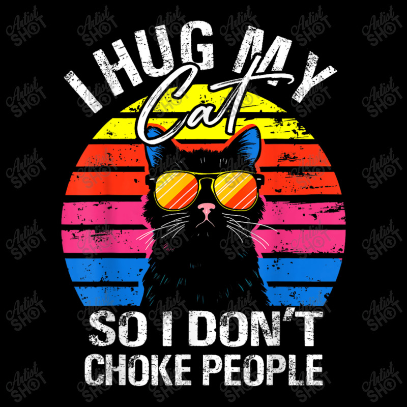 I Hug My Cats So I Don't Punch People Youth Sweatshirt by Kasey | Artistshot