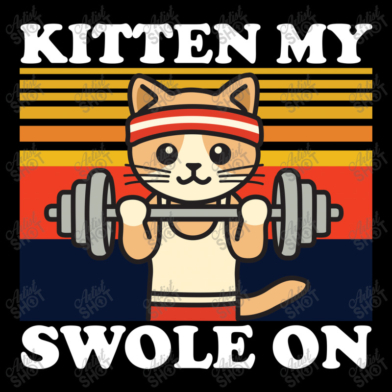 Kitten My Swole On Youth Sweatshirt by NQArtist | Artistshot