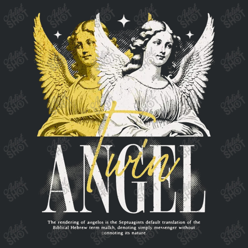 Twin Angel Crewneck Sweatshirt | Artistshot