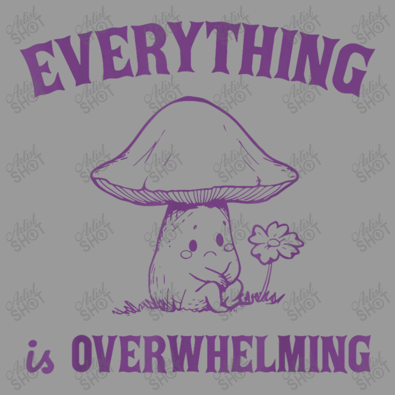 Everything Is Overwhelming Skinny Tumbler | Artistshot