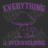 Everything Is Overwhelming Round Leatherette Patch | Artistshot