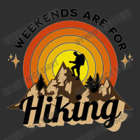 Weekends Are For Hiking Round Leatherette Patch | Artistshot