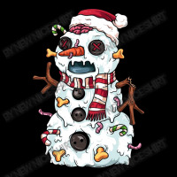 Zombie Snowman Portrait Canvas Print | Artistshot