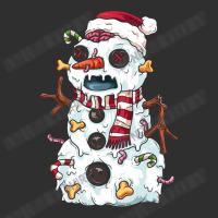 Zombie Snowman Round Leatherette Patch | Artistshot