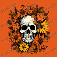 Skull And Flowers Medium-length Apron | Artistshot