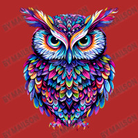 Cute Owl Oval Leatherette Patch | Artistshot