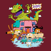 Rugrats Running Away From Reptar Retro Trucker Cap | Artistshot