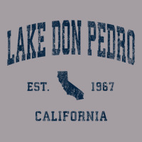 Lake Don Pedro California Ca Vintage Athletic Navy Sports De Seamless Cap | Artistshot