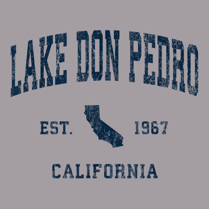 Lake Don Pedro California Ca Vintage Athletic Navy Sports De Seamless Cap by Scout | Artistshot