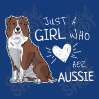 Just A Girl Who Loves Her Australian Shepherd Dog Puppy Love Foam Snapback Hat | Artistshot