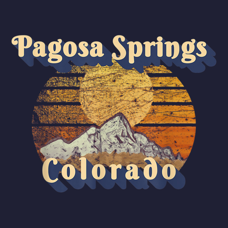 Pagosa Springs Colorado Retro Mountain Sunset Styled T Shirt 5 Panel Snapback Cap | Artistshot