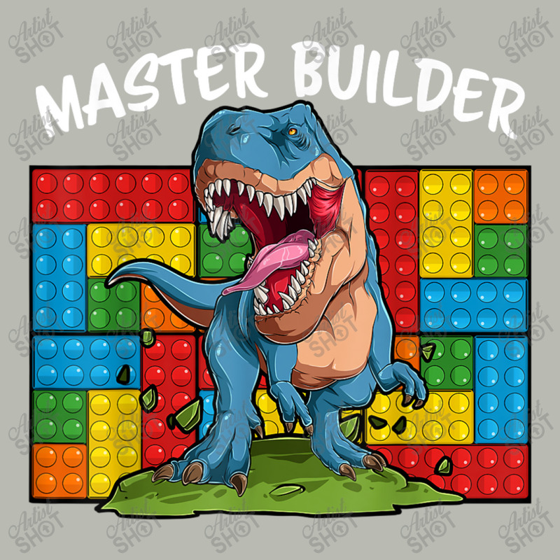 Master Builder Funny Building Blocks T-rex Dinosaur Characters Video G Pa Trucker Cap by JazmineDesign | Artistshot