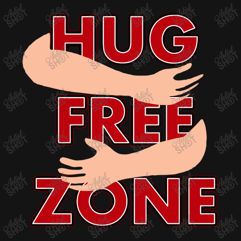 Hug Free Zone   Social Distancing Funny Pa Trucker Cap by liebegrafik | Artistshot