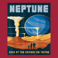 Retro Neptune Gaze At The Geysers On Triton Space Tourism T Shirt Fashion Visor | Artistshot