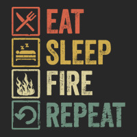 Fire T  Shirt Funny Eat Sleep Fire Repeat Retro Vintage Gift T  Shirt Fashion Visor | Artistshot