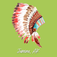 Native Indian Tribal Headdress Art T  Shirt Juneau Alaska Watercolor N Fashion Visor | Artistshot