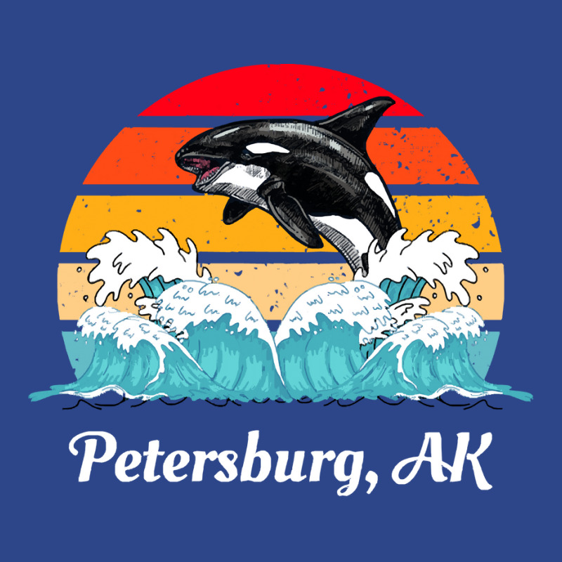 Petersburg T  Shirt Petersburg Alaska Distressed Orca Killer Whale Wav Nike Dri-FIT Cap by baroncrona555 | Artistshot