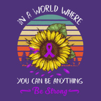 Alzheimers Awareness T  Shirt In A World Where Anything Be Strong Sunf Nike Dri-fit Cap | Artistshot