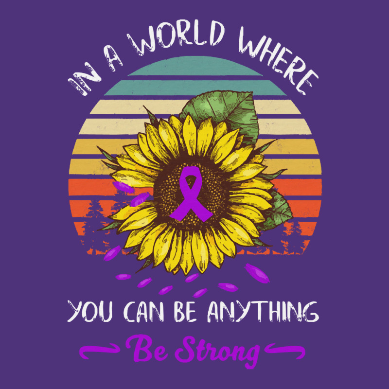 Alzheimers Awareness T  Shirt In A World Where Anything Be Strong Sunf Nike Dri-fit Cap | Artistshot