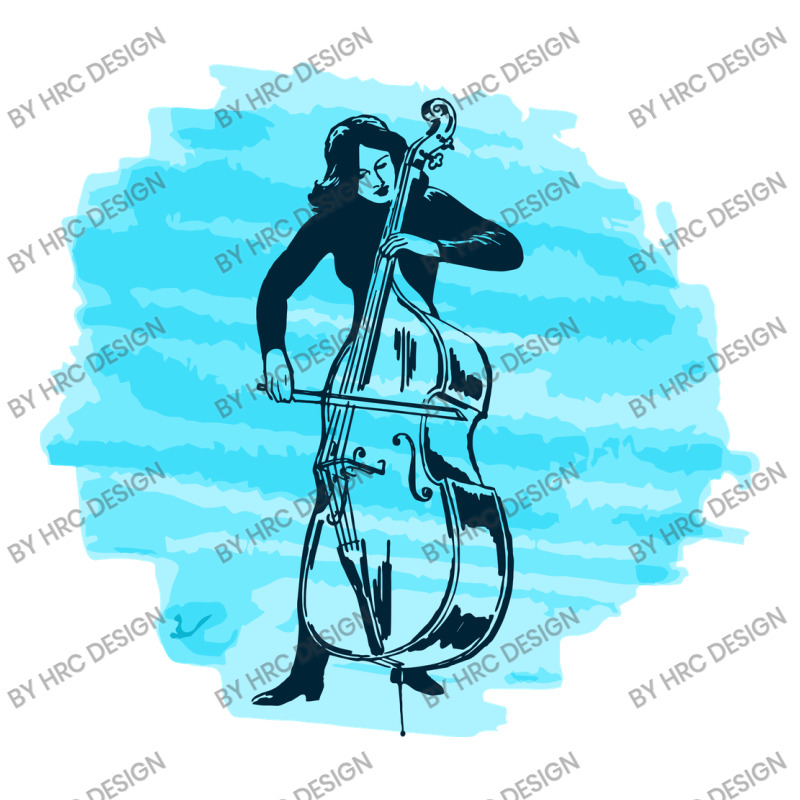 Cellist Woman Cub Paper Bag - 8 X 4 1/2 X 10 1/4 | Artistshot