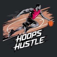 Hoops Hustle Basketball F Crewneck Sweatshirt | Artistshot