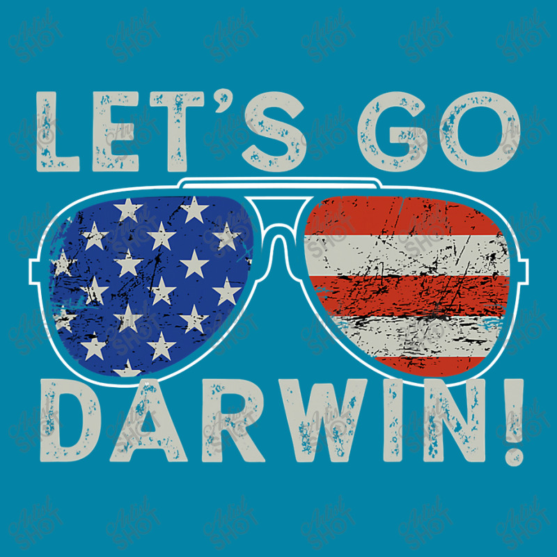 Aviator Sunglasses American Flag Let’s Go Darwin Retro Trucker Cap by new121 | Artistshot