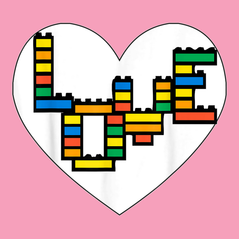 Valentines Day Love Heart Building Block Bricks Toys Retro Trucker Cap | Artistshot