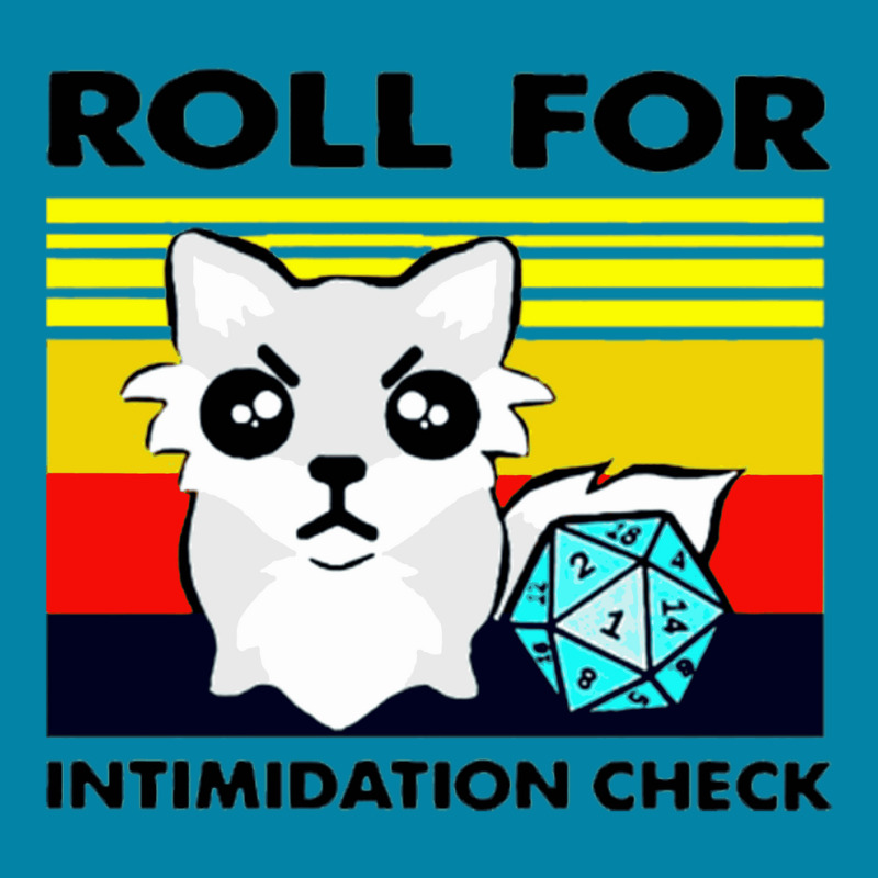 Roll For Intimidation Check Retro Trucker Cap by cm-arts | Artistshot