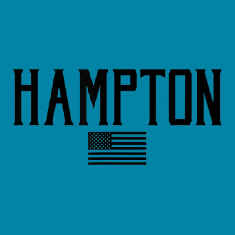 Hampton Us Flag Olive Green With Black Print Retro Trucker Cap | Artistshot