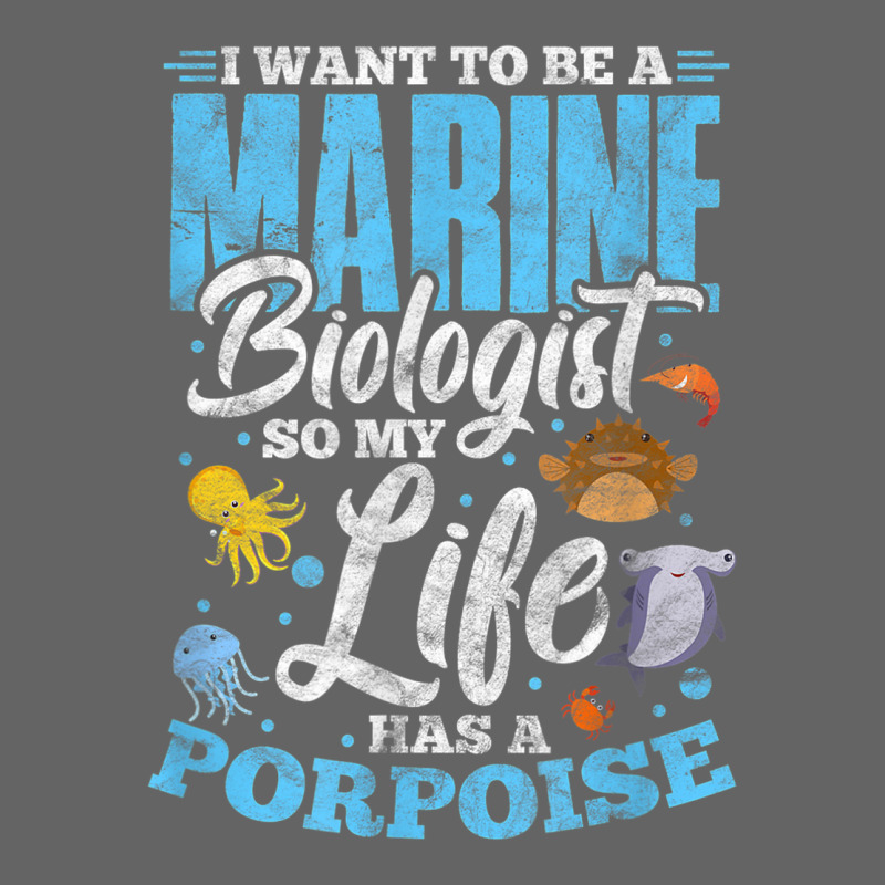 I Want To Be Marine Biologist So Life Has A Porpoise Grunge Retro Trucker Cap | Artistshot